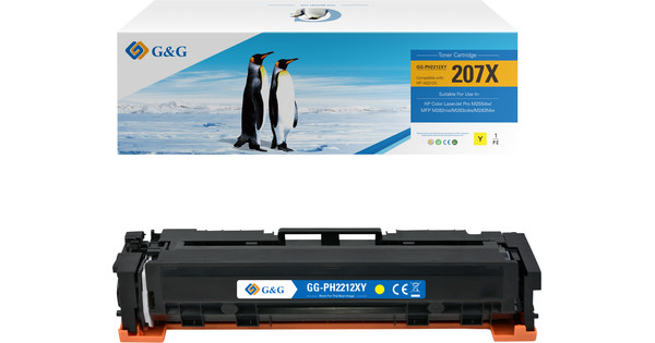 G&G 207X Toner Cartridge Yellow High Capacity