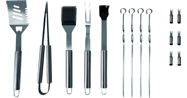 Azzurro BBQ Toolset 15-delig incl. koffer