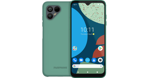 Fairphone 4 256GB Groen 5G + Back Cover Groen