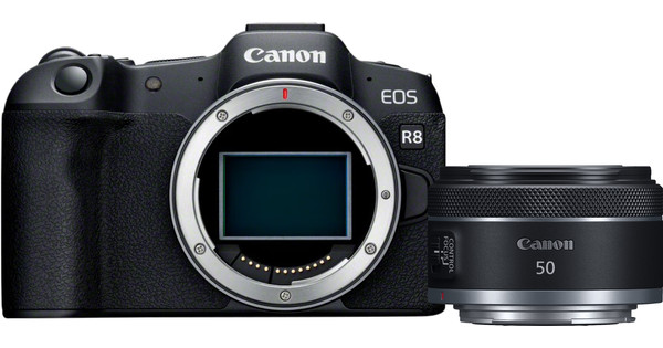 Canon EOS R8 + RF 50mm f/1.8 STM - Coolblue - Before 23:59, delivered ...