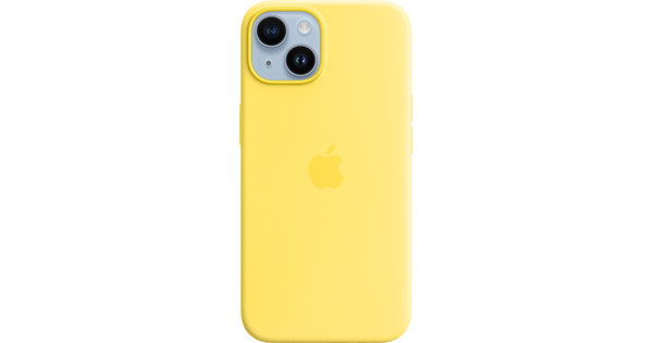 Apple iPhone 14 Back Cover with MagSafe Canary Yellow