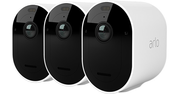 Arlo Pro 5 Security Camera White 3-pack