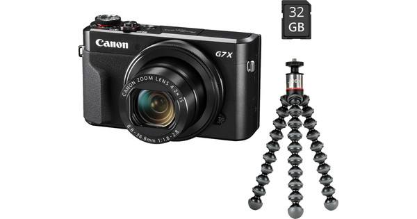 Canon PowerShot Digital Camera G7 X Mark II- Black