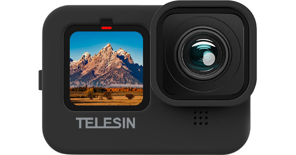 Telesin Silicon Case Zwart (GoPro HERO 12, 11 & 10 Black)