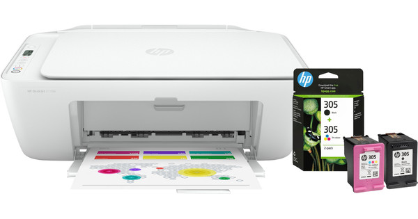 HP Deskjet 2710e + 1 set extra inkt