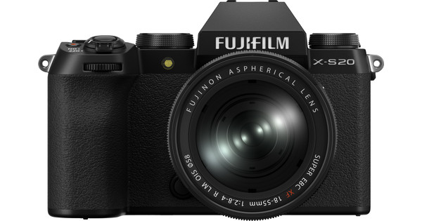 Fujifilm X-S20 Zwart + XF 18-55mm f/2.8-4 R LM OIS