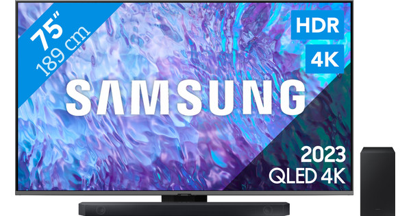 Samsung QLED 75Q80C (2023) + Soundbar