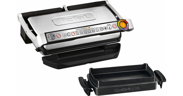 Tefal OptiGrill XL GC724D + Snacking & Baking Accessory - Coolblue - Before  23:59, delivered tomorrow