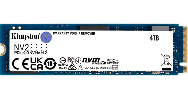 Kingston NV2 PCIe 4.0 NVMe SSD 4TB