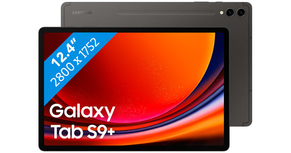 Samsung Galaxy Tab S9 Plus 12.4 inches 512GB WiFi + 5G Black - Coolblue -  Before 23:59, delivered tomorrow | alle Tablets