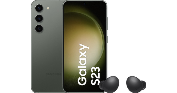 Samsung Galaxy S23 256GB Green 5G + Galaxy Buds2 Black