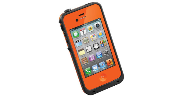 Herhaald Hou op daar ben ik het mee eens LifeProof Case Apple iPhone 4 / 4S Orange - Coolblue - Voor 23.59u, morgen  in huis
