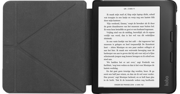 BlueBuilt Book Case Black for Kobo Libra 2