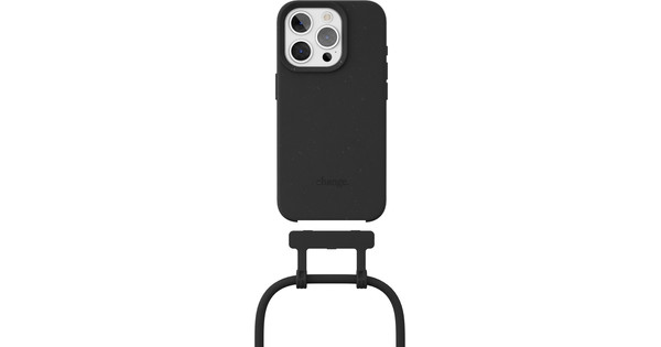 Change Case Apple iPhone 15 Pro Back Cover with Cord Black