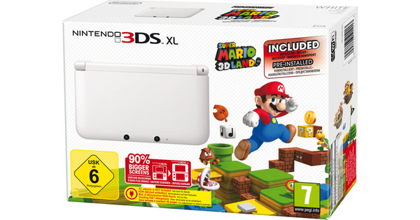 New nintendo 3ds super mario sale white