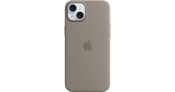 iPhone 15 Plus Silicone Case with MagSafe - Clay - Apple