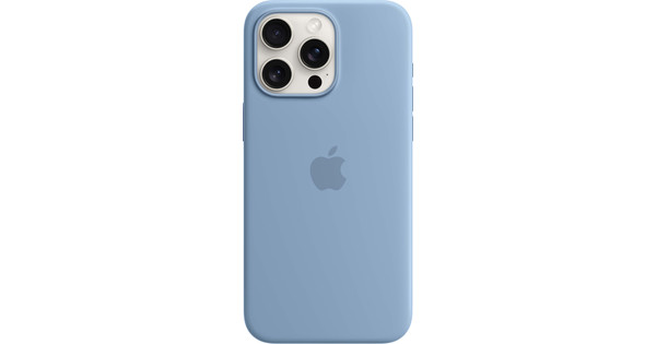 Apple iPhone 15 Pro Max Back Cover met MagSafe Winterblauw