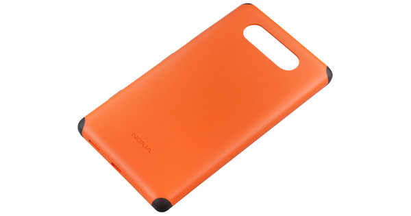 koolstof les Met andere bands Nokia Protective Shell CC-3040 Nokia Lumia 820 Orange - Coolblue - Voor  23.59u, morgen in huis