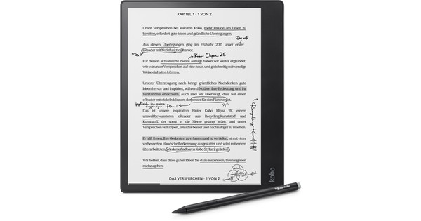 The Kobo Elipsa 2E, our favorite ebook reader for taking notes, is