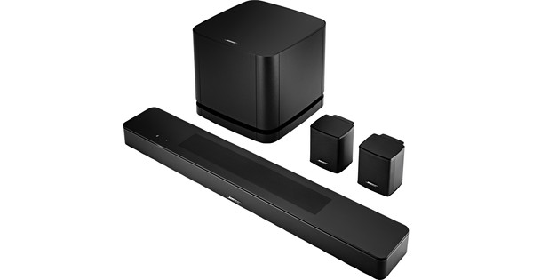 Bose Smart Soundbar 600 Home Cinema Bundle Black