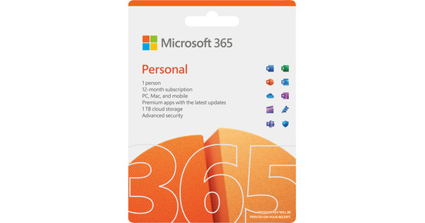 Microsoft Office 365 Personal 1-year Subscription EN