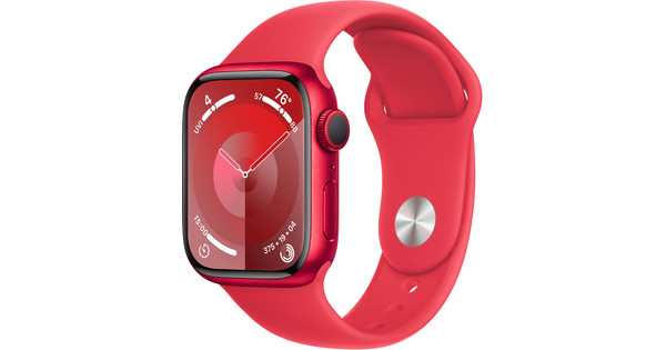 Apple Watch Series 9 41mm (PRODUCT)RED Aluminium Sportband S/M