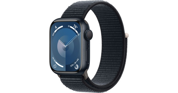 Apple Watch Series 9 41mm Midnight Aluminum Sport Watch Strap