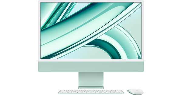 Apple iMac 24" (2023) M3 (8 core CPU/10 core GPU 8GB/256GB Groen QWERTY