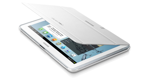 stopverf excuus staan Samsung Galaxy Tab 2 10.1 Book Cover White - Coolblue - Voor 23.59u, morgen  in huis