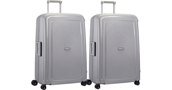 Samsonite S'Cure Spinner 69cm Duo Pack Silver