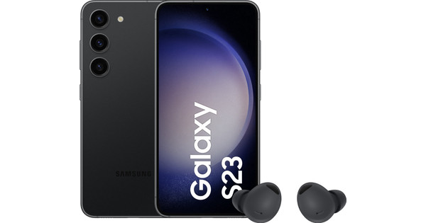 Samsung Galaxy S23 128GB Zwart + Samsung Galaxy Buds 2 Pro Zwart