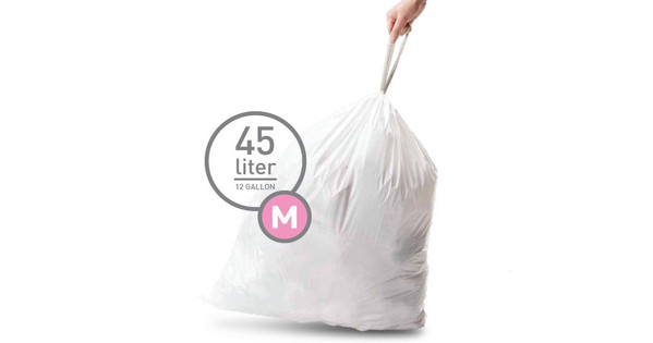 Simplehuman Trash Bags Code N - 45-50L (60 units) - Coolblue