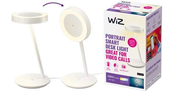 WiZ smart desk lamp - all shades of white light