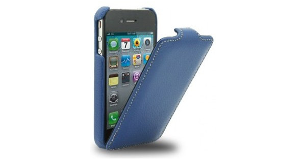 kern Blozend breng de actie Melkco Leather Case Apple iPhone 4 / 4S Blue - Coolblue - Voor 23.59u,  morgen in huis