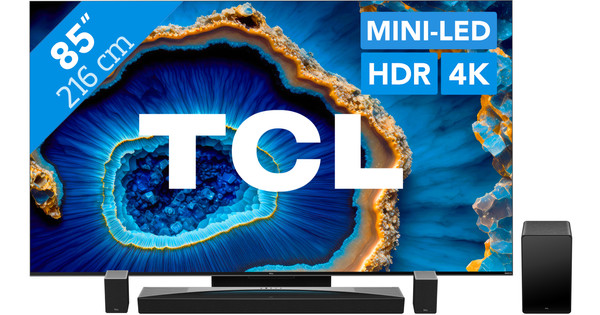 TCL QD Mini-led 85C803 (2023) + soundbar