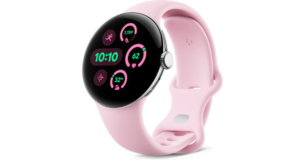 Google Pixel Watch 3 Silver/Pink 41mm - Coolblue - Before 23:59 ...
