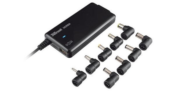 Trust Ultrathin Laptop/Ultrabook 65W AC-Adapter + USB Poort - Coolblue ...