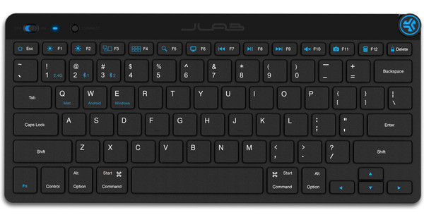 JLAB JBuds Draadloos Bluetooth Toetsenbord QWERTY - Coolblue - Voor 23