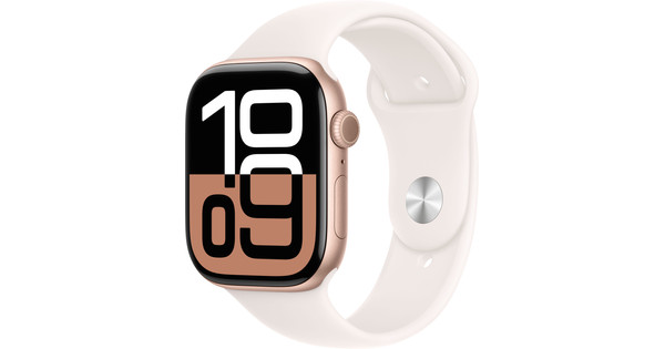 Apple Watch Series 10 4G 46mm Roségoud Sportband M/L