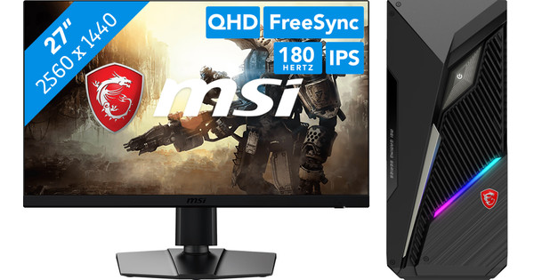 MSI MAG Infinite S3 14NUE7-1863MYS + MSI G272QPF E2