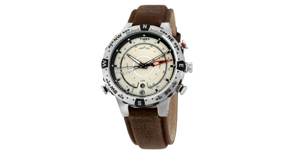 Betere Timex E-Tide Temp Compass (Lederen Band) Beige - Coolblue - Voor EI-98