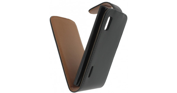 Stun escort koppeling Xccess Leather Flip Case LG Optimus L5 - Coolblue - Voor 23.59u, morgen in  huis