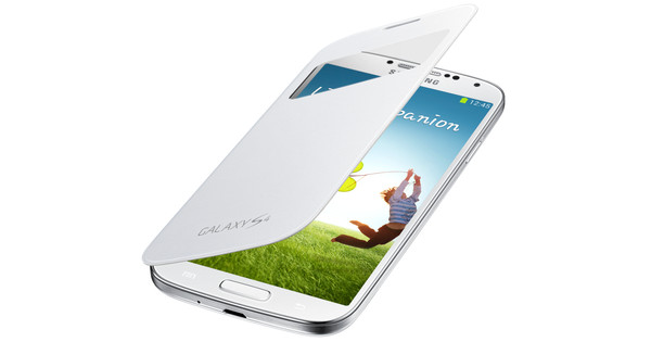 George Stevenson als domesticeren Samsung Galaxy S4 S View Cover Wit - Coolblue - Voor 23.59u, morgen in huis
