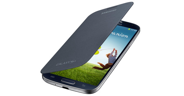 Fluisteren Redelijk afwijzing Samsung Galaxy S4 Flip Cover Nova Black - Coolblue - Voor 23.59u, morgen in  huis