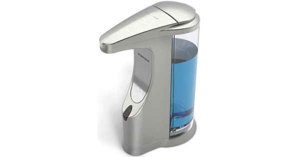 Simplehuman Sensor Zeepdispenser Mat RVS - Coolblue - Voor 23.59u, morgen in