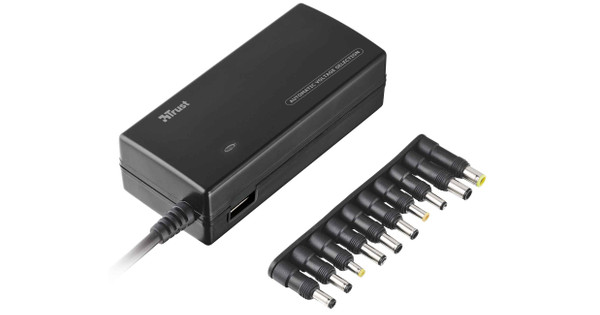 Trust Plug&Go Laptop/Smartphone AC-Adapter 120W - Coolblue - Voor 23 ...