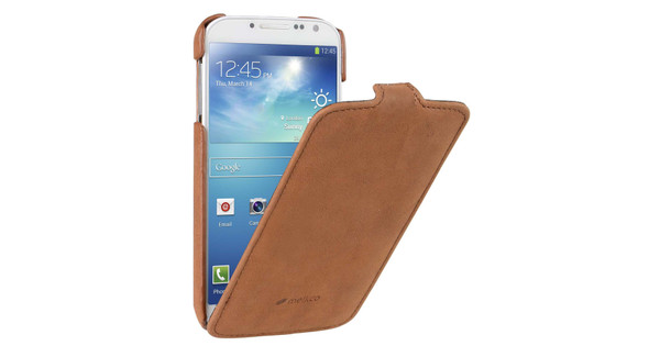 Ananiver correct uitbreiden Melkco Leather Case Samsung Galaxy S4 Vintage Brown - Coolblue - Voor  23.59u, morgen in huis