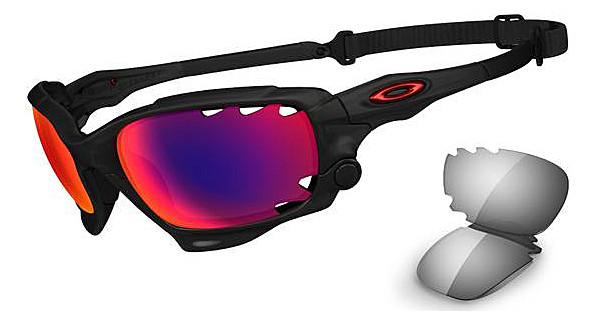 Oakley racing jacket sales matte black