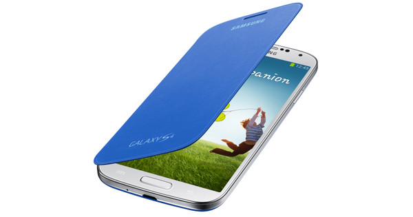 Samsung Galaxy S4 Flip Cover Blue - Coolblue - 23.59u, morgen
