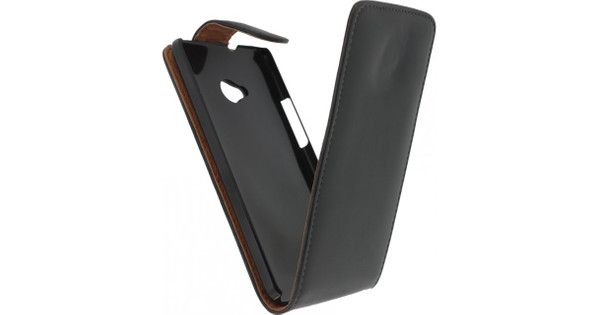 veel plezier inzet Instrueren Xccess Leather Flip Case Huawei Ascend Y300 Zwart - Coolblue - Voor 23.59u,  morgen in huis